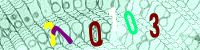 Blue Captcha Image