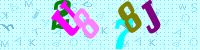 Blue Captcha Image