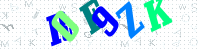 Blue Captcha Image