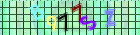 Blue Captcha Image