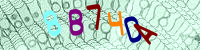 Blue Captcha Image