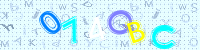Blue Captcha Image
