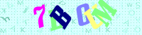 Blue Captcha Image
