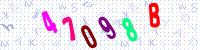 Blue Captcha Image