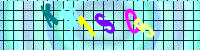 Blue Captcha Image