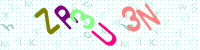 Blue Captcha Image