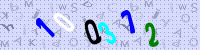 Blue Captcha Image
