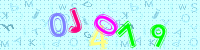 Blue Captcha Image