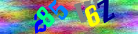 Blue Captcha Image
