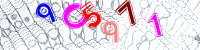 Blue Captcha Image