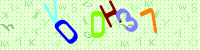 Blue Captcha Image