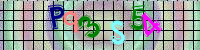 Blue Captcha Image