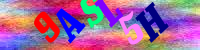 Blue Captcha Image