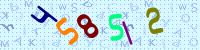 Blue Captcha Image
