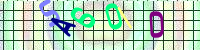 Blue Captcha Image