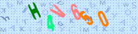 Blue Captcha Image
