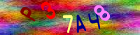 Blue Captcha Image