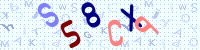 Blue Captcha Image