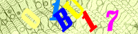 Blue Captcha Image