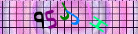 Blue Captcha Image