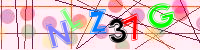 Blue Captcha Image