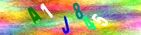 Blue Captcha Image