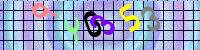 Blue Captcha Image