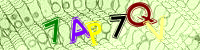 Blue Captcha Image