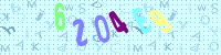 Blue Captcha Image