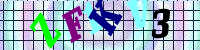 Blue Captcha Image