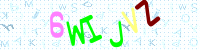 Blue Captcha Image