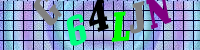 Blue Captcha Image