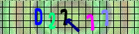 Blue Captcha Image
