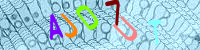 Blue Captcha Image