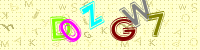 Blue Captcha Image