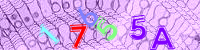 Blue Captcha Image