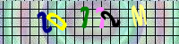 Blue Captcha Image