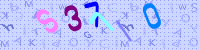 Blue Captcha Image