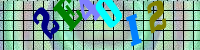 Blue Captcha Image