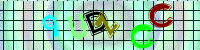 Blue Captcha Image