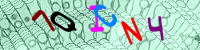 Blue Captcha Image