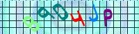 Blue Captcha Image