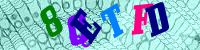 Blue Captcha Image