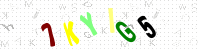Blue Captcha Image