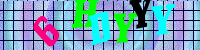 Blue Captcha Image