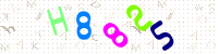 Blue Captcha Image
