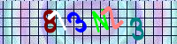 Blue Captcha Image