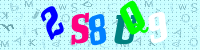Blue Captcha Image