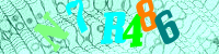 Blue Captcha Image