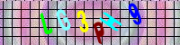 Blue Captcha Image